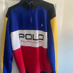 Ralph Lauren Black and Red Polo Shirt